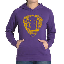 Load image into Gallery viewer, Guitar Pick Genres - Women's Word Art Hooded Sweatshirt