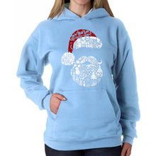 Load image into Gallery viewer, Santa Pics - Women's Word Art Hooded Sweatshirt