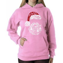 Load image into Gallery viewer, Santa Pics - Women's Word Art Hooded Sweatshirt