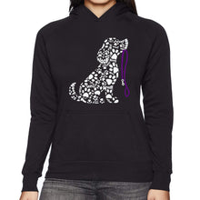 Load image into Gallery viewer, Dog Leash - Women's Word Art Hooded Sweatshirt