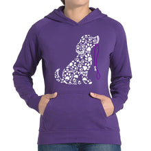 Load image into Gallery viewer, Dog Leash - Women's Word Art Hooded Sweatshirt