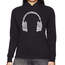 Load image into Gallery viewer, Mood Headphones - Women's Word Art Hooded Sweatshirt