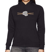 Load image into Gallery viewer, Drum Sticks - Women's Word Art Hooded Sweatshirt