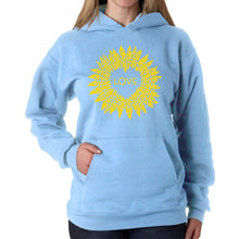 Load image into Gallery viewer, Sunflower Love - Women's Word Art Hooded Sweatshirt