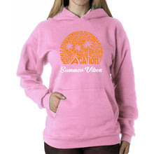 Load image into Gallery viewer, Summer Vibes - Women&#39;s Word Art Hooded Sweatshirt