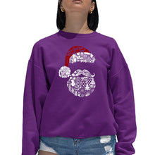 Load image into Gallery viewer, Santa Pics - Women's Word Art Crewneck Sweatshirt