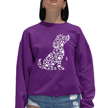 Load image into Gallery viewer, Dog Leash - Women's Word Art Crewneck Sweatshirt