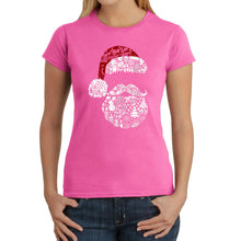 Load image into Gallery viewer, Santa Pics - Women's Word Art T-Shirt
