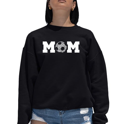 Soccer Mom - Women's Word Art Crewneck Sweatshirt