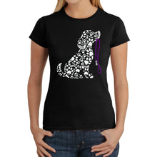 Load image into Gallery viewer, Dog Leash - Women's Word Art T-Shirt