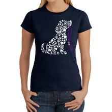Load image into Gallery viewer, Dog Leash - Women's Word Art T-Shirt