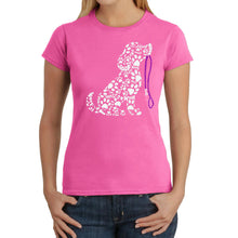 Load image into Gallery viewer, Dog Leash - Women's Word Art T-Shirt