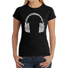 Load image into Gallery viewer, Mood Headphones - Women's Word Art T-Shirt