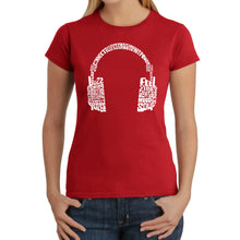 Load image into Gallery viewer, Mood Headphones - Women's Word Art T-Shirt