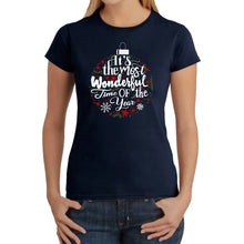 Load image into Gallery viewer, Christmas Ornament - Women's Word Art T-Shirt