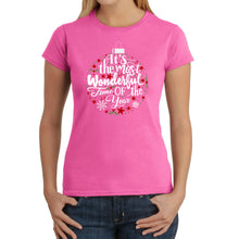 Load image into Gallery viewer, Christmas Ornament - Women's Word Art T-Shirt