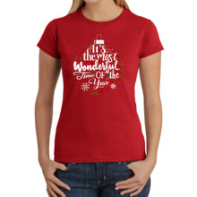 Load image into Gallery viewer, Christmas Ornament - Women's Word Art T-Shirt