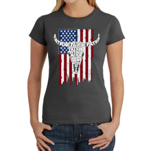 Load image into Gallery viewer, Patriot Flag - Women's Word Art T-Shirt