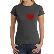 Load image into Gallery viewer, All You Need is Love - Women's Word Art T-Shirt