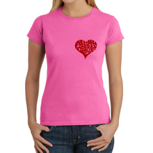 Load image into Gallery viewer, All You Need is Love - Women's Word Art T-Shirt