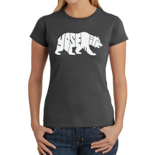 Load image into Gallery viewer, Yosemite Bear - Women's Word Art T-Shirt