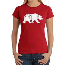Load image into Gallery viewer, Yosemite Bear - Women's Word Art T-Shirt