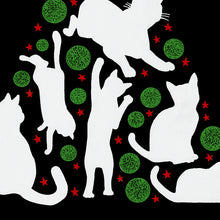Load image into Gallery viewer, Meowy Christmas Tree - Women&#39;s Plus Size Word Art T-Shirt