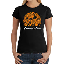 Load image into Gallery viewer, Summer Vibes - Women&#39;s Word Art T-Shirt