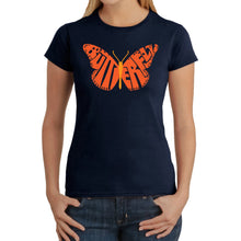 Load image into Gallery viewer, Butterfly - Women&#39;s Word Art T-Shirt