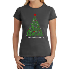 Load image into Gallery viewer, We Wish You A Merry Christmas - Women's Word Art T-Shirt