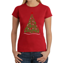 Load image into Gallery viewer, We Wish You A Merry Christmas - Women's Word Art T-Shirt