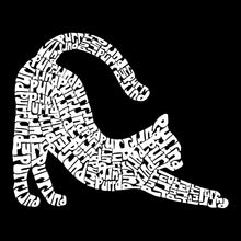 Load image into Gallery viewer, Stretching Cat - Women&#39;s Plus Size Word Art T-Shirt