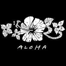Load image into Gallery viewer, Women&#39;s Plus Size Word Art V-Neck - ALOHA