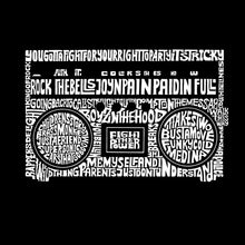 Load image into Gallery viewer, Women&#39;s Plus Size Word Art V-Neck - Greatest Rap Hits of The 1980&#39;s