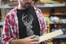 Load image into Gallery viewer, Types of Deer - Men&#39;s Word Art T-Shirt