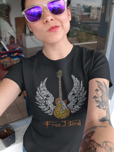 Load image into Gallery viewer, LYRICS TO FREE BIRD - Women&#39;s Premium Blend Word Art T-Shirt