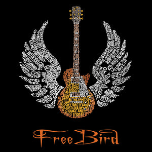 Women's Plus Size Word Art Tank Top - LYRICS TO FREEBIRD