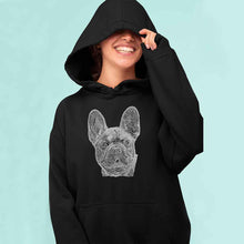 Load image into Gallery viewer, French Bulldog - Women&#39;s Word Art Hooded Sweatshirt