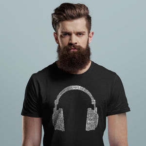 63 DIFFERENT GENRES OF MUSIC - Men's Word Art T-Shirt