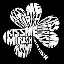 Load image into Gallery viewer, Women's Plus Size Word Art T-shirt - KISS ME I'M IRISH