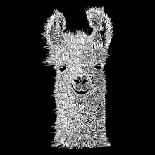 Load image into Gallery viewer, Women&#39;s Plus Size Word Art V-Neck - Llama