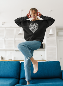LOVE - Women's Word Art Crewneck Sweatshirt
