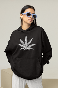 50 DIFFERENT STREET TERMS FOR MARIJUANA - Women's Word Art Hooded Sweatshirt