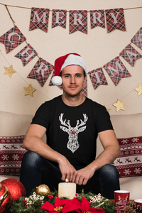 Santa's Reindeer  - Men's Word Art T-Shirt