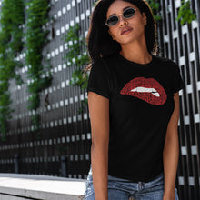Load image into Gallery viewer, Savage Lips - Women&#39;s Word Art T-Shirt