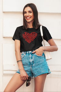 Just a Small Town Girl  - Women's Word Art T-Shirt