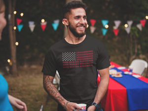 God Bless America - Men's Word Art T-Shirt