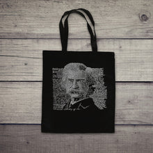 Load image into Gallery viewer, Mark Twain - Small Word Art Tote Bag