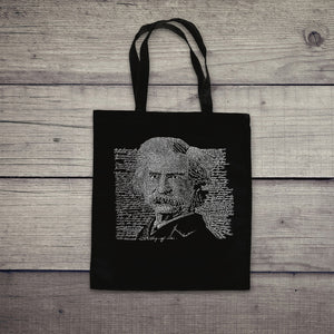 Mark Twain - Small Word Art Tote Bag