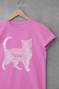 Cat - Women's Word Art T-Shirt